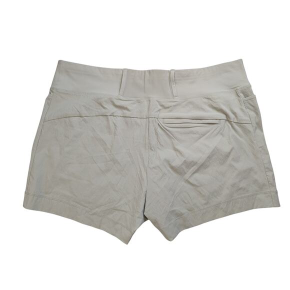 NWT Athleta Trekkie North Short Womens 18 Beige Ripstop Lightweight Hiking Camp - Picture 7 of 10
